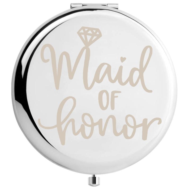 Bride Tribe Compact Mirror Bridesmaid Wedding Gift