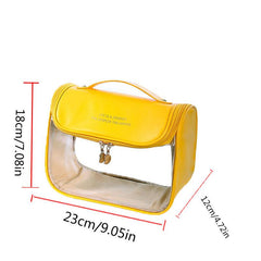 Women's Waterproof Travel Toiletry Bag with Handle