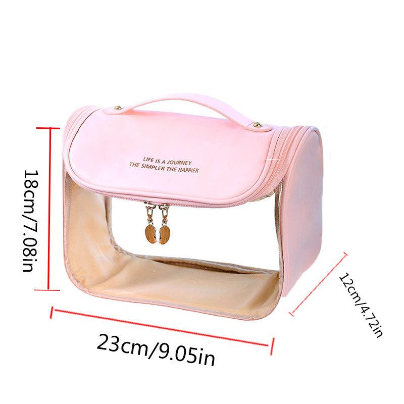 Women's Waterproof Travel Toiletry Bag with Handle