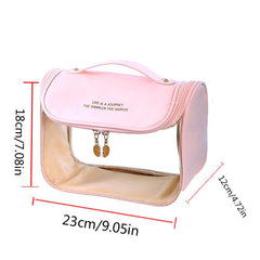 Women's Waterproof Travel Toiletry Bag with Handle