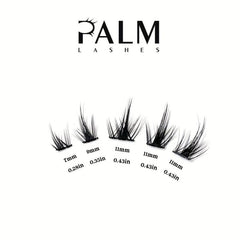 126 Clusters Mega Volume C Curl Eyelashes for DIY Extensions