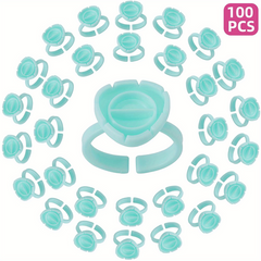 100 pcs Smart Glue Ring Cups for Eyelash Extensions