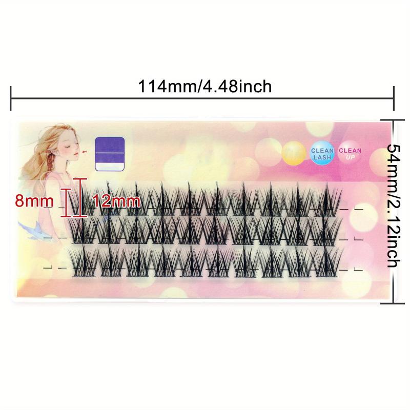 Natural Soft False Eyelashes Spiked Curling Extensions C Curling