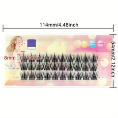 Natural Soft False Eyelashes Spiked Curling Extensions C Curling