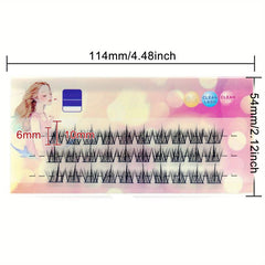 Natural Soft False Eyelashes Spiked Curling Extensions C Curling