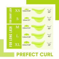 5 Pairs Silicone Eyelash Pads Rods for Lash Lift Eyelash Perming Curler