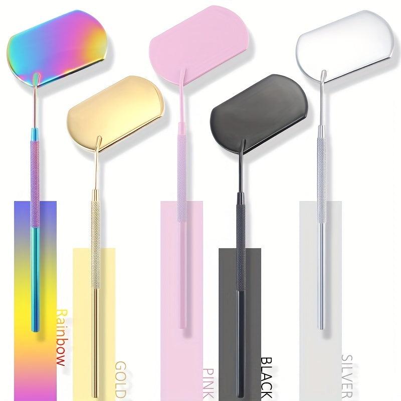 Rectangle Large Lash Mirror Stainless Steel Eyelash Extension Supplies