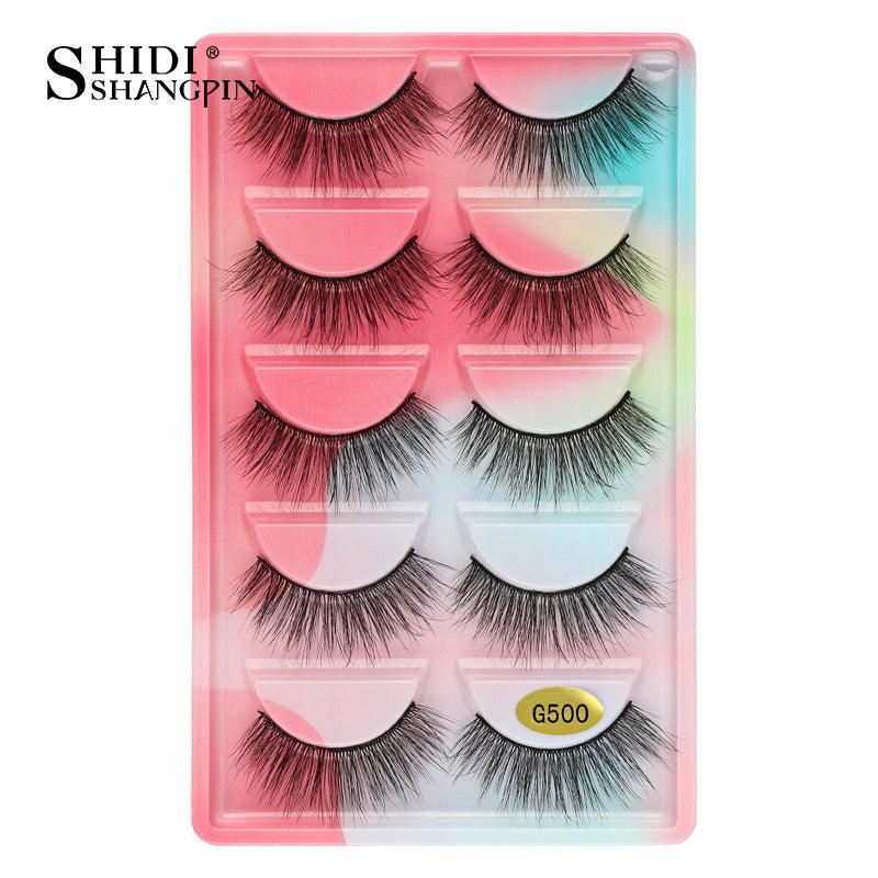 5 Pairs Natural Looking Faux Mink Lashes for Instant Glam