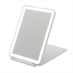 LED Makeup Mirror Folding Beauty Mirror 3 Lighting Modes Touch Screen Vanity