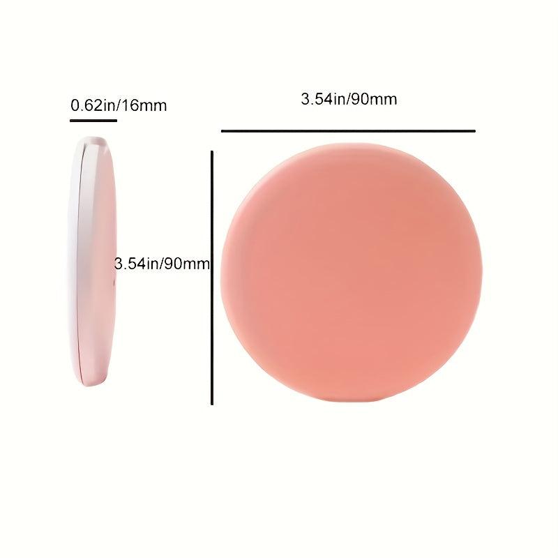 LED Makeup Mirror & Massage Comb Kit Double Side Folding Compact Mirror