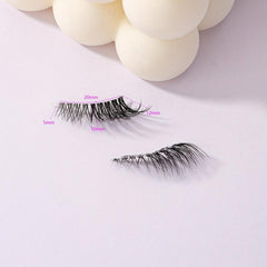 5 Pairs Natural Look Semi-Transparent False Eyelashes for Cosplay