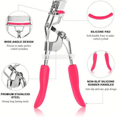 Eyelash Curler Lash Curler With 10 Refills Fits All Eye Shapes