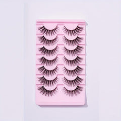 7 Pairs Clear Band Lash Extension for Makeup