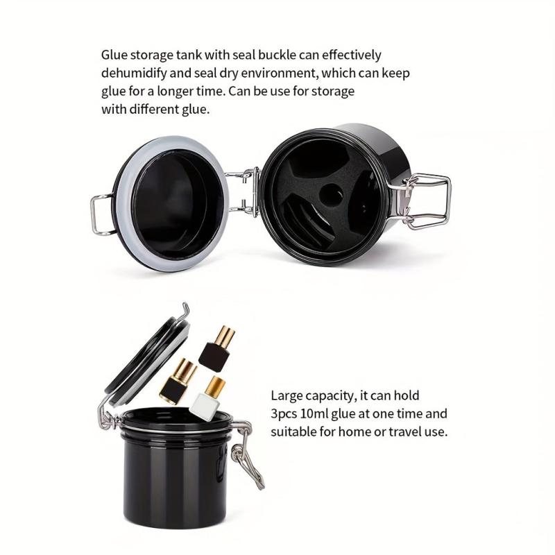 Eyelash Glue Storage Tank Lash Adhesive Jar
