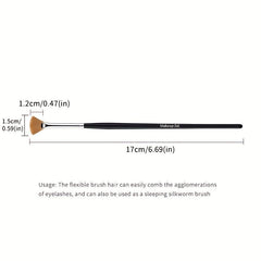 Mascara Fan Brushes for Lashes Makeup