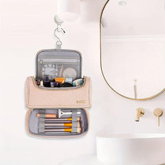 Large Hanging Toiletry Bag for Women and Men, Water-Resistant Travel Organizer