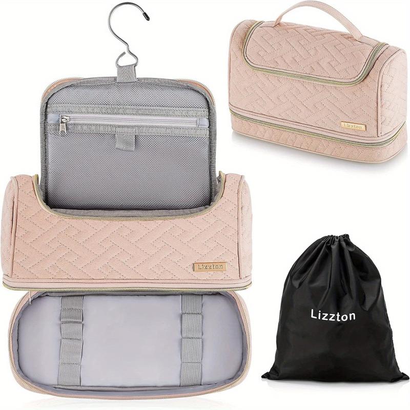 Large Hanging Toiletry Bag for Women and Men, Water-Resistant Travel Organizer