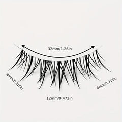 Fluffy Little Devil Style False Eyelashes 5 Pairs