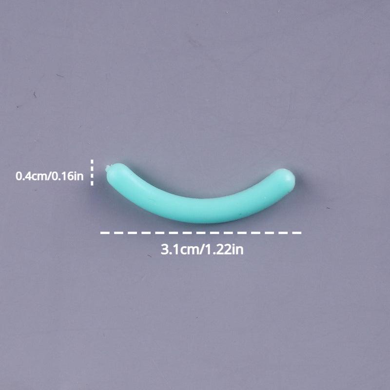 Eyelash Curler Refill Pad Silicone Rubber Replacement with Storage Box