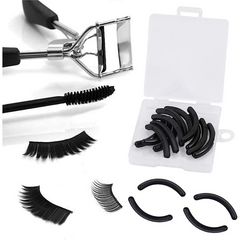 Eyelash Curler Refill Pad Silicone Rubber Replacement with Storage Box