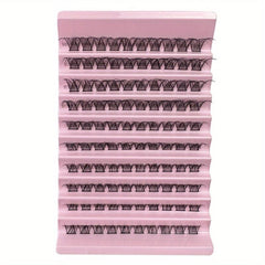 D Curl Individual Lash Clusters False Eyelashes Extension