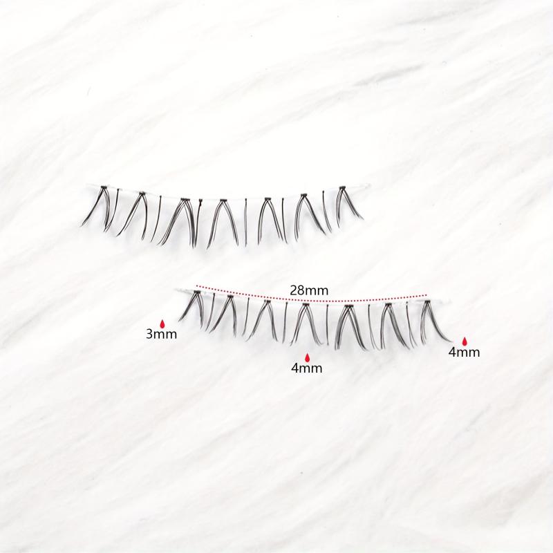 5 Pairs Lower False Eyelashes Natural Reusable Soft Lashes Extension