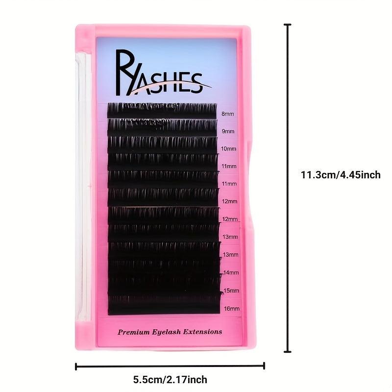 16mm Classic Matte Eyelash Extensions - Salon Use