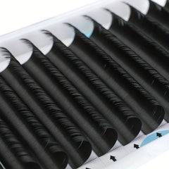 Matte Flat Hair Lashes Natural Cross Fluffy Cluster Lashes Extension
