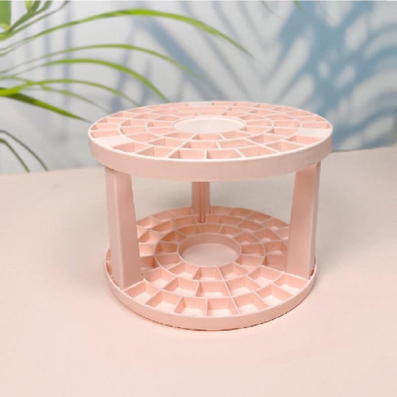 Detachable Makeup Brush Storage Rack Round Cosmetic Brush Organizer
