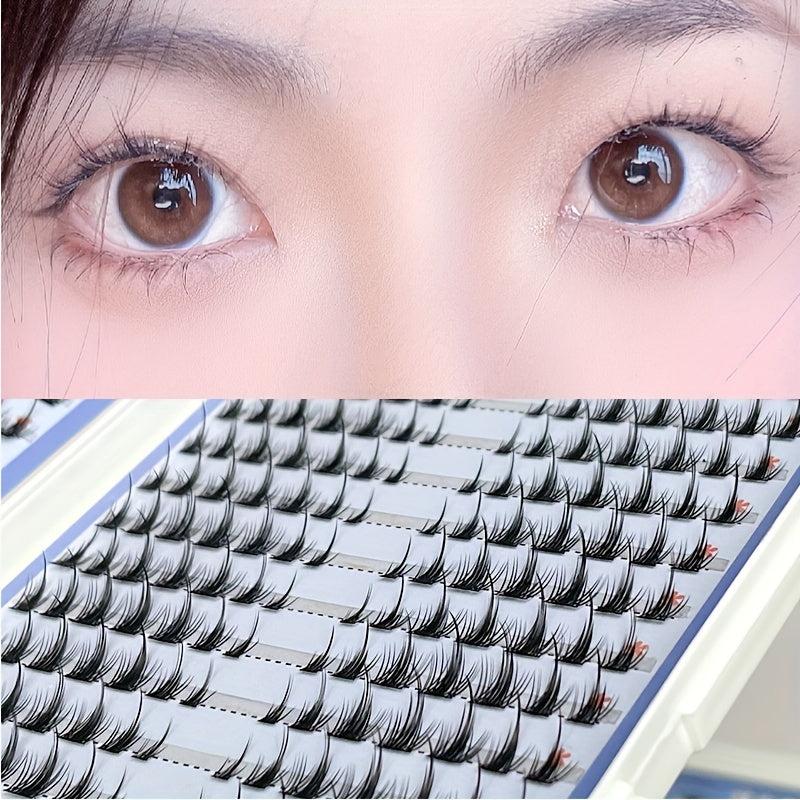 Segmented Curling False Eyelashes Lightweight Soft Makeup