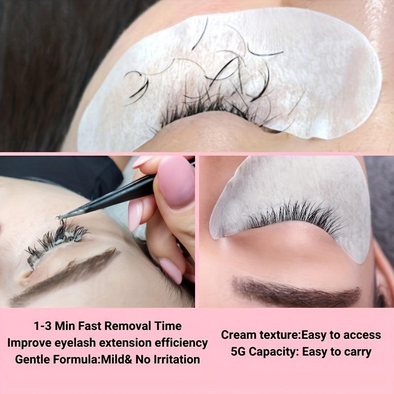 Clear Jelly Glue Remover Eyelash Extensions Cream 5G