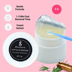 Clear Jelly Glue Remover Eyelash Extensions Cream 5G