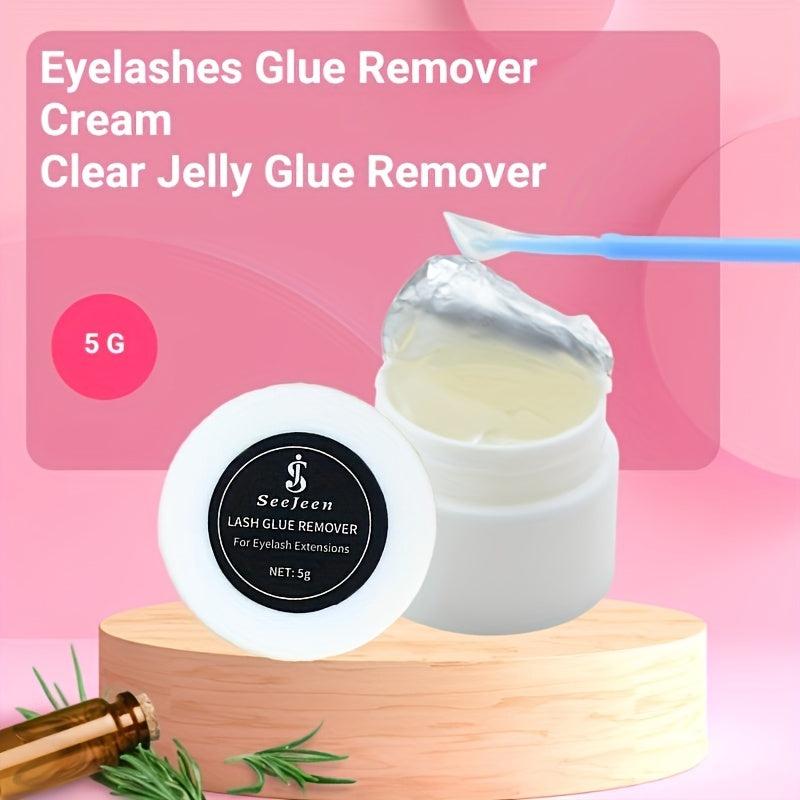 Clear Jelly Glue Remover Eyelash Extensions Cream 5G