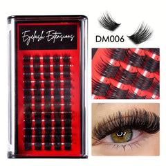 DIY Cluster Lashes Thick False Eyelashes Self Grafting Extension