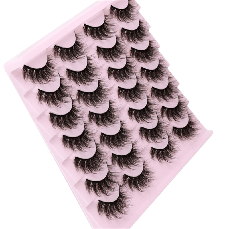 14 Pairs 3D Mink Faux Mink Fluffy Lash False Eyelashes Makeup