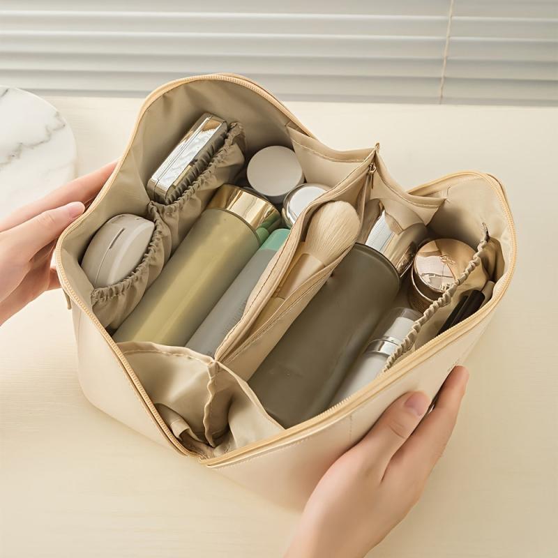 Large Capacity Travel Cosmetic Bag Multifunctional Waterproof Makeup Organizer