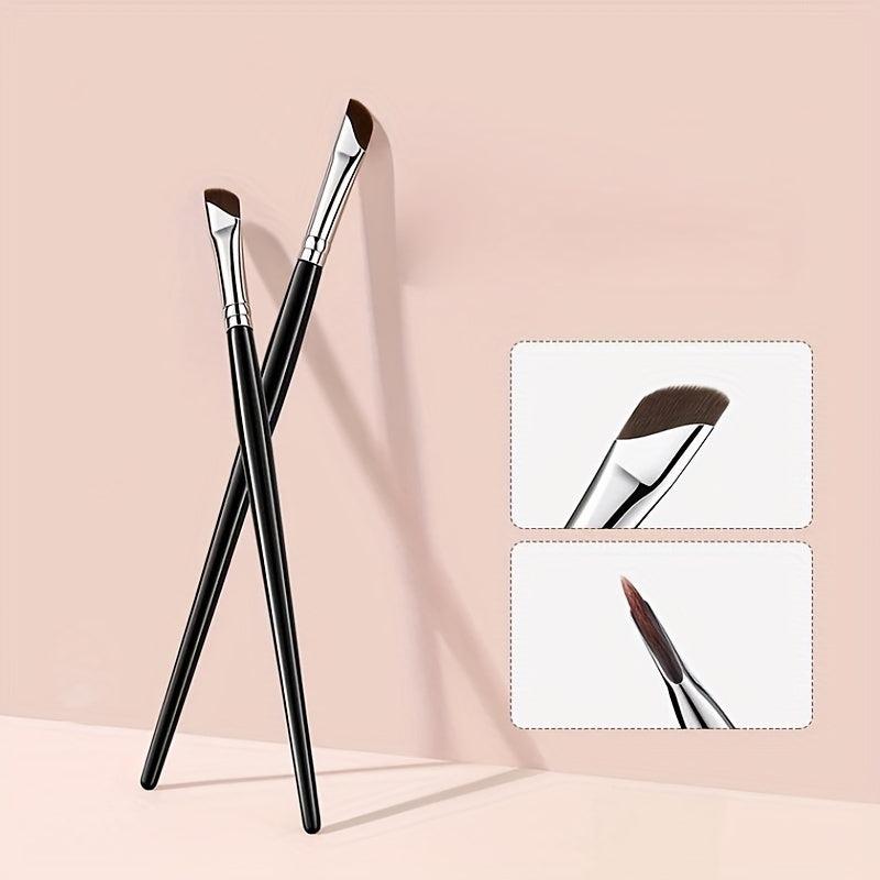 Soft Makeup Brush Eyebrow Eyeliner Angle Flat Head Women Cosmetic Brushes