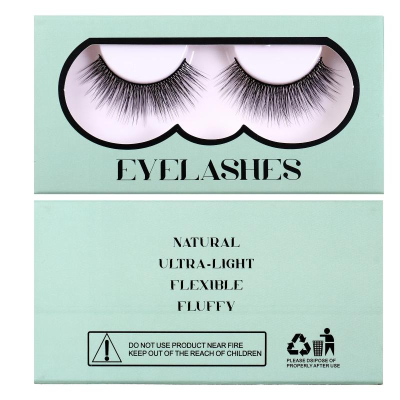 3D Chem Fiber False Eyelashes Thick Curling Messy Simulated Reusable