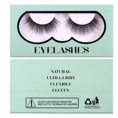 3D Chem Fiber False Eyelashes Thick Curling Messy Simulated Reusable