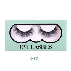 3D Chem Fiber False Eyelashes Thick Curling Messy Simulated Reusable