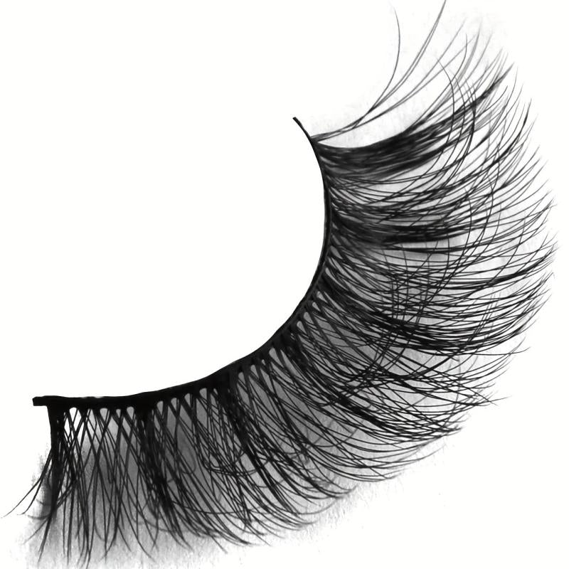 7 Pairs Full Strip Lashes Cluster Like Lashes 17mm Wispy False Eyelashes