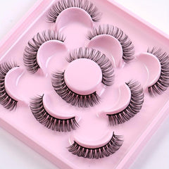 Thick Volume False Eyelashes for Stage Party Makeup DD Curl Long Lasting Lashes