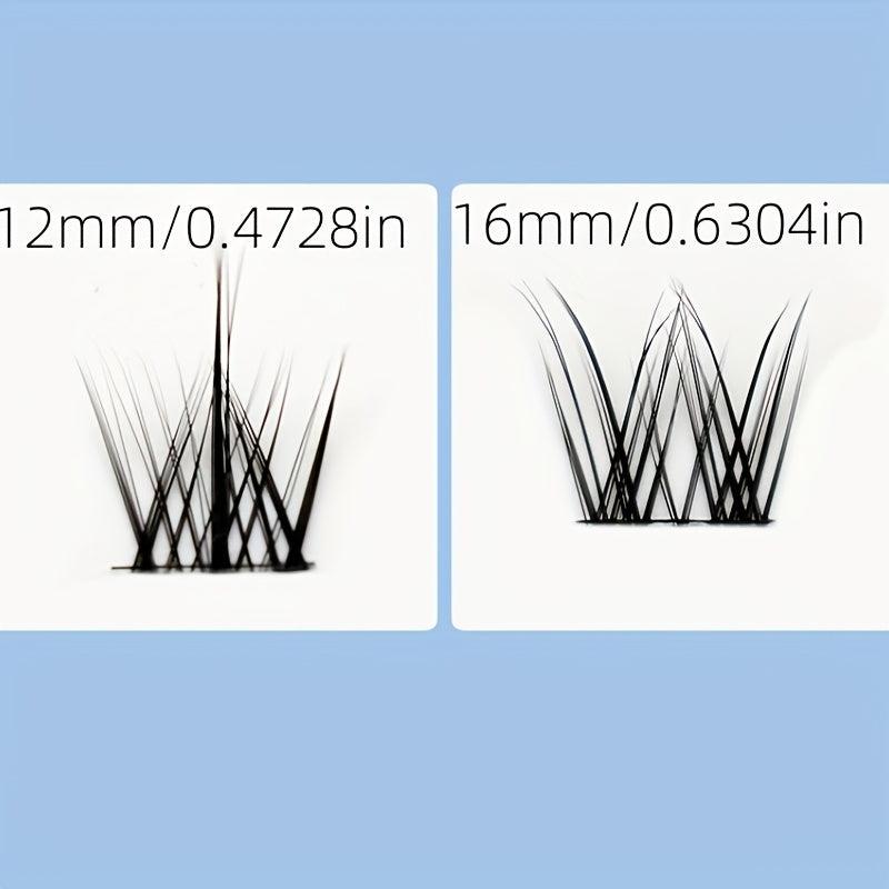 Segmented Little Devil False Eyelashes for Enlarged Eyes