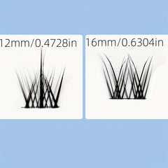 Segmented Little Devil False Eyelashes for Enlarged Eyes