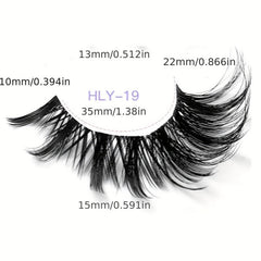 7 Pairs Fox Eye Lashes Little Devil Style Natural Volume