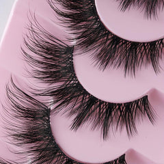 7 Pairs Fox Eye Lashes Little Devil Style Natural Volume