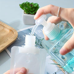 5pcs Makeup Packing Bags Travel Size Refillable Squeeze Pouch