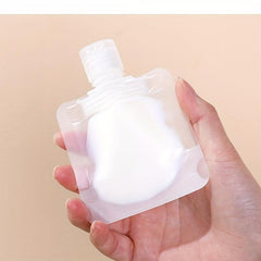 5pcs Makeup Packing Bags Travel Size Refillable Squeeze Pouch