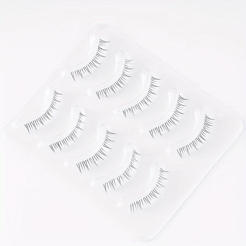 5 Pairs Natural Slender False Eyelashes