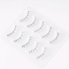5 Pairs Natural Slender False Eyelashes